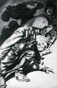 Der Sturm, Illustration aus einem Druckfolio veröffentlicht in Leipzig