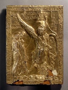 Deckel des Reliquiars des Grabsteins des Heiligen von Erich Lessing