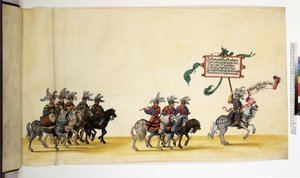 Vollseite: Detail aus dem Triumphzug, um 1550-1600