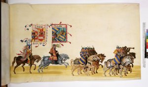 Vollseite: Detail aus dem Triumphzug, um 1550-1600