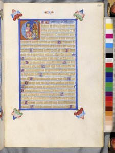 Vollseite: Gerahmter Text mit verzierter Initiale 