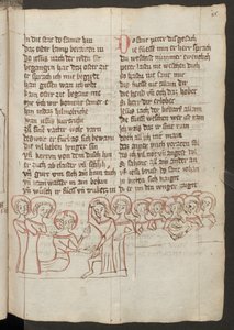 Text mit farbiger Zeichnung
