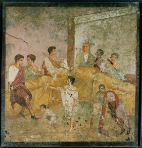 Menschen essen und trinken von Erich Lessing