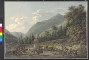 Der Borscha-Pass, Ungarn von Erich Lessing