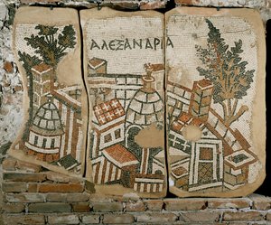 Die Stadt Alexandria in Ägypten