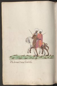 Der Serail der Sultanin, schwarze Eunuchen zu Pferd von Erich Lessing