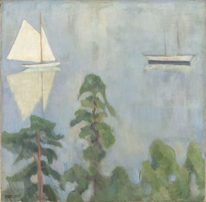 Spiegelung von Erik Theodor Werenskiold