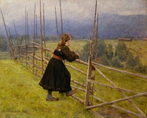 Telemark-Mädchen
