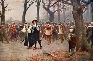 König Karl I. auf dem Weg zu seiner Hinrichtung von Ernest (after) Crofts