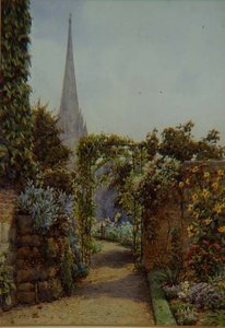 Ein Garten in Salisbury