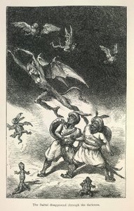 Illustration aus Richard Francis Burtons Vikram und der Vampir von Ernest Henry Griset