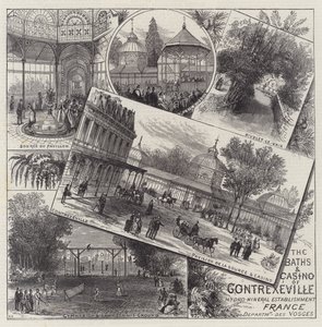 Die Bäder und das Casino von Contrexeville von Ernest Henry Griset