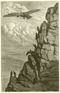 Der Adler und die Krähe von Ernest Henry Griset