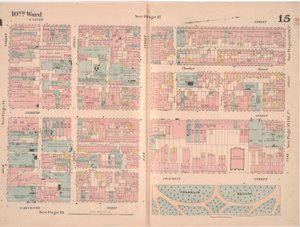 Versicherungskarte der Stadt Philadelphia; Band 2, Tafel 15, 1887