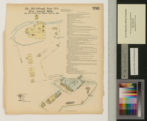 West Amwell Mill, Big Elk Creek, Maryland, Hexamer General Surveys, 1876 von Ernest Hexamer