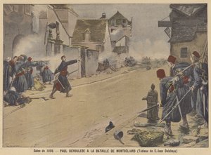Paul Déroulède in der Schlacht von Montbéliard