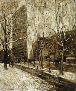 Das Flatiron-Gebäude, New York von Ernest Lawson