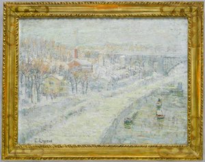 Winterlandschaft: Washington Bridge, ca. 1907-10