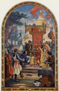 König Johann unterzeichnet die Magna Carta
