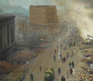 Die neue Ordnung in Europa, Bombardierung von Coventry November 1940, 1940 von Ernest Townsend