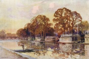 Die College-Barken und Folly Bridge