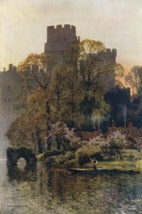 Warwick Castle vom Fluss aus
