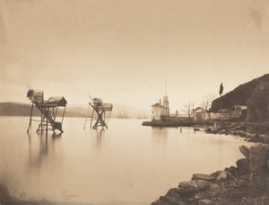 Pecheries bei Kiretch-Bournou Bosphore, Europa Fischereien bei Kiretch-Bournou..., 1854 von Ernest de Caranza