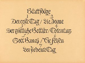 Die Wandlungen Gottes von Ernst Barlach