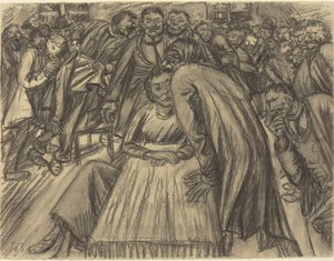 Das Paar in der Menge, 1917