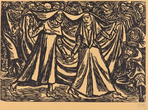 Der Totentanz II, 1921 von Ernst Barlach