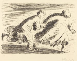 Die Flüchtlinge, 1916-1917 von Ernst Barlach