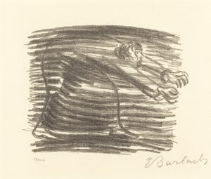 Spaziergang im Schatten, 1922 von Ernst Barlach