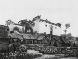 Wanhien, Huan hou kung, Szechuan, General Chang Feis Gedenktempel an den hohen Ufern des Jangtse von Ernst Boerschmann
