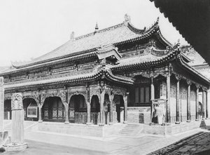 Wu tai shan, Hien tung sze, Shansi, Große Gebetshalle von Ernst Boerschmann