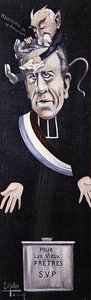Abbe Lemire erhält Trost von Georges Clemenceau von Ernst Emmanuel Muller