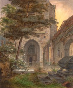 Ein Portal einer Kirche von Ernst Ferdinand Oehme