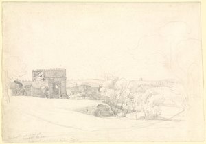 Via Appia Antica mit dem Grab der Cecilia Metella
