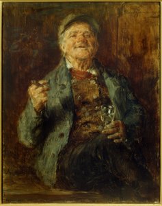 Trinkender Bauer