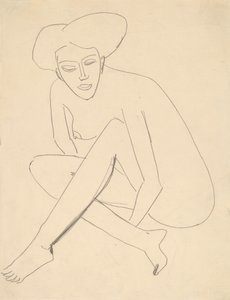 Dodo sitzend, 1910