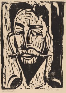 Kopf von Prof. Dr. Graef, 1915