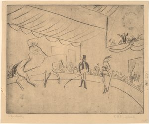 Hippodrom, 1910 von Ernst Ludwig Kirchner
