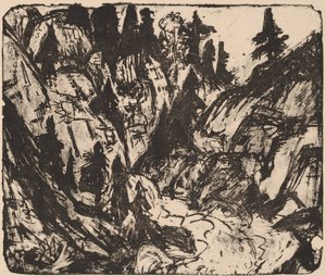 Felsiger Bach, 1919