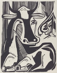 Die große liegende Kuh, 1929