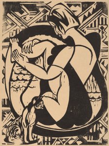Frau in der Badewanne von Ernst Ludwig Kirchner