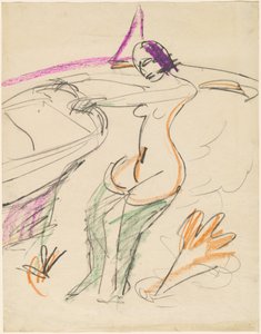 Badender von Ernst Ludwig Kirchner