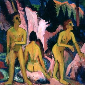 Badende Figuren