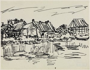 Bauernhäuser am Wasser (Fehmarn)