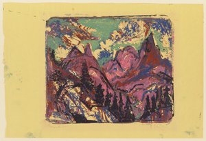 Berge von Ernst Ludwig Kirchner