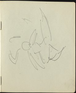 Tänzer und Darsteller (Seite aus einem Skizzenbuch)