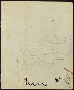 Tänzer und Darsteller (Seite aus einem Skizzenbuch) von Ernst Ludwig Kirchner